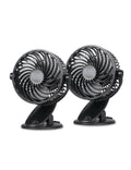 BLACK+DECKER Dual 4" Clip & Stand Mini Fans - Twin Pack